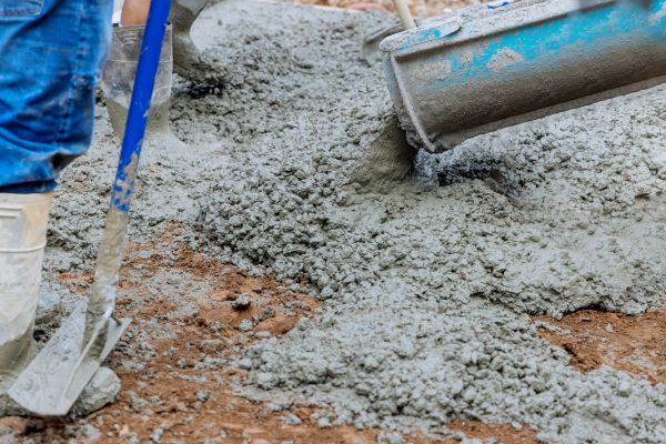 Barn Concrete Pouring