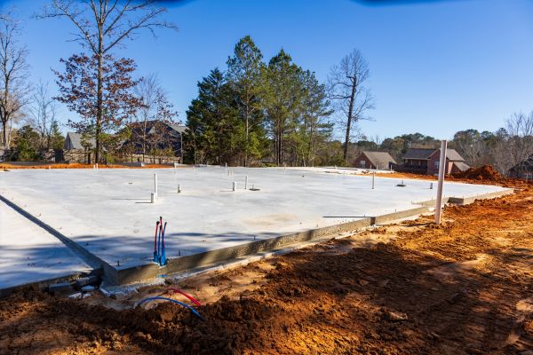 Concrete Slab Construction in Leland