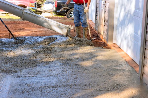 Driveway Slab Laying in Leland