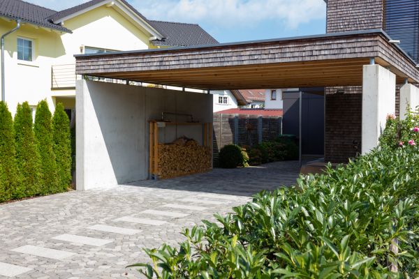 Carport Pad Construction in Leland