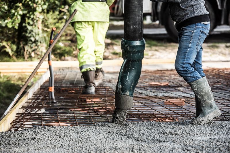 Poured Concrete Installation detail